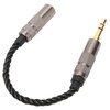 3.5 Male to 2.5 Female Adapter Portable Silver Plated Copper