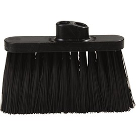Carlisle 3685403 Duo-Sweep Light Industrial Replacement Broom Heads, Set of 12 (4-Inch, Polypropylene, Black)