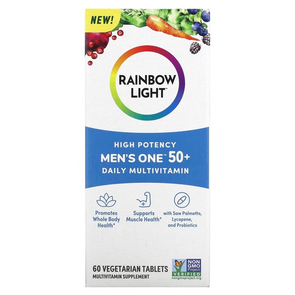 Men&#39;s One Daily 50 Plus Multivitamin High Potency Veggie 60
