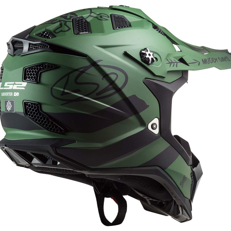 LS2 Helmets MX-Off Road Subverter Evo Helmet (Cargo Matte Military
