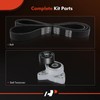 A-Premium Engine Serpentine Belt Drive Kit Compatible with Honda Cars