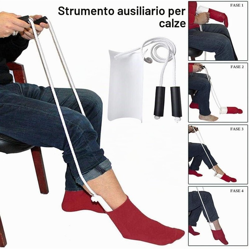 Yontree Calzino per mettere calzini su calzino Helper Slider Easy