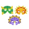 LOKIPA Dinosaur Foam Masks For Kids,12Packs