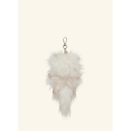 Oyani Keychain Yannie Cat Charm, White, 4.5 inches (11.5 cm) x 9.8 inches (25 cm) (H), white