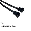 Amangny 2-Pack 2 Way 4 Pin PWM Fan Splitter Cable