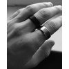 WAINIS 6 Pcs Stainless Steel Rings for Men Wedding Ring
