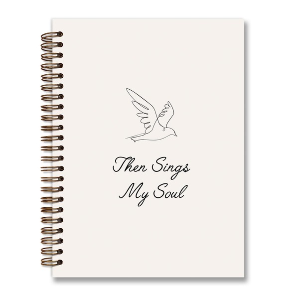 foedor Peace Dove Spiral Notebook Journal,Then Sings My Soul,Mental Health