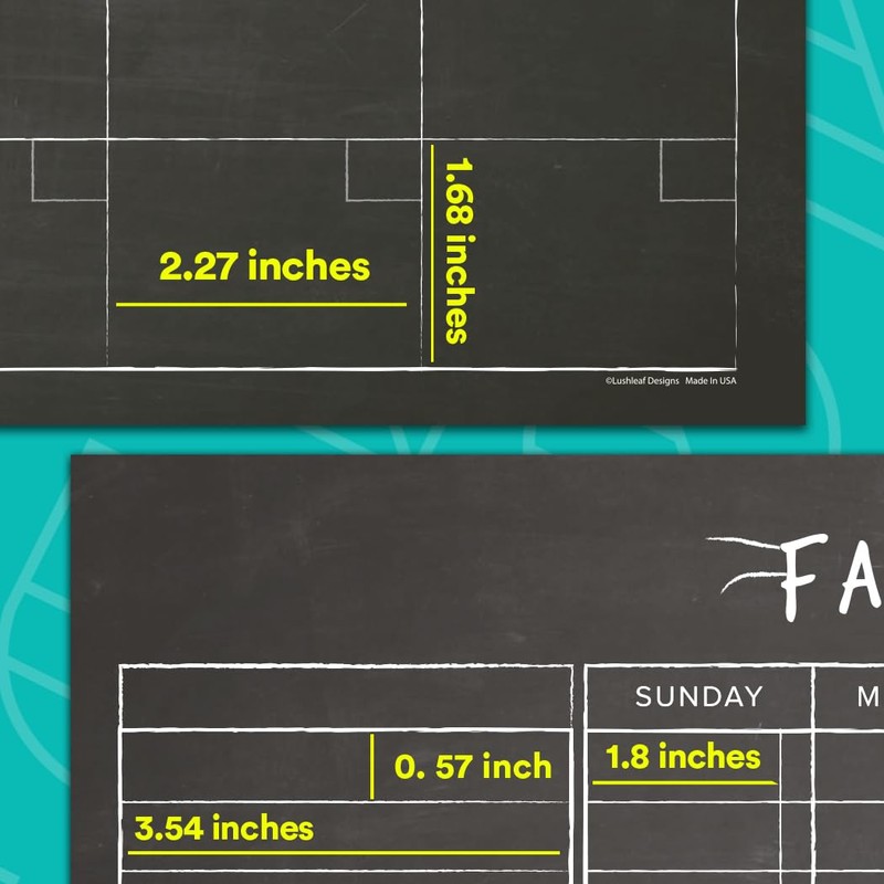 Magnetic Chore Chart & Calendar Set - 11" x 17",