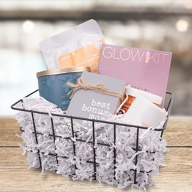 MagicWater Supply - 1 LB - Diamond White - Crinkle Cut Paper Shred Filler great for Gift Wrapping, Basket Filling, Birthdays, Weddings, Anniversaries, Valentines Day, and other occasions