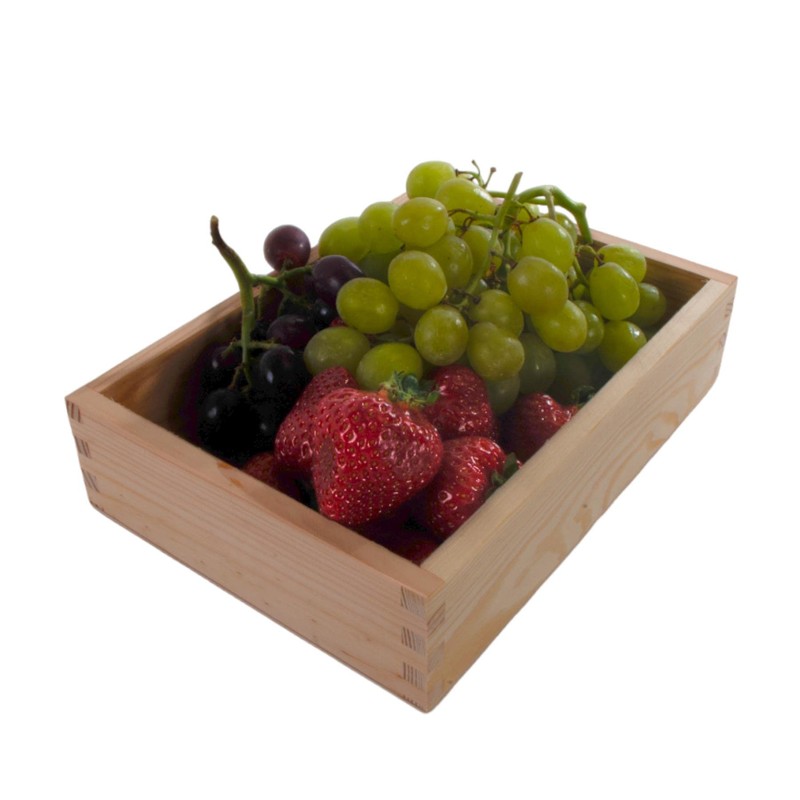 Rectangular Wooden Open Display Presentation Box | 22 x 16