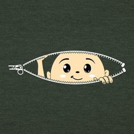 Decrum Cute Pregnancy Shirts for Women Announcement - Green Maternity T Shirts [40022386-AF] | Sea Green, XXL