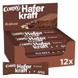 Oat Bar Corny Haferkraft Cocoa Vegan & Whole Grain Oats 12 x 65 g