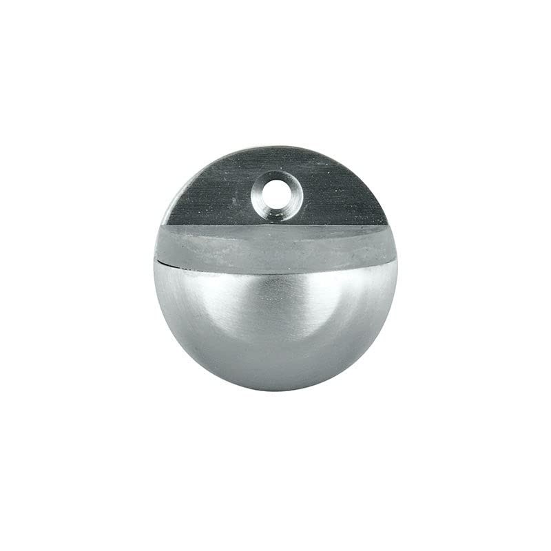 Romak 378360 Half Moon Metal Door Stop, 25 mm Size,