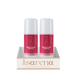 Isarena Beautyline´s ONIX 2 pack antitraspirante desodorante aclarado natural iluminador de axilas roll-on crema, protección unisex vitamina E tono natural tone-evening deodorant 60ml