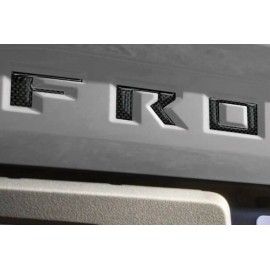 AFX-TRIMS 3D CARBON RAISED  DOMED TAILGATE LETTERS FOR NISSAN FRONTIER 2025 US MADE