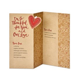 American Greetings Romantic Card (True Love)