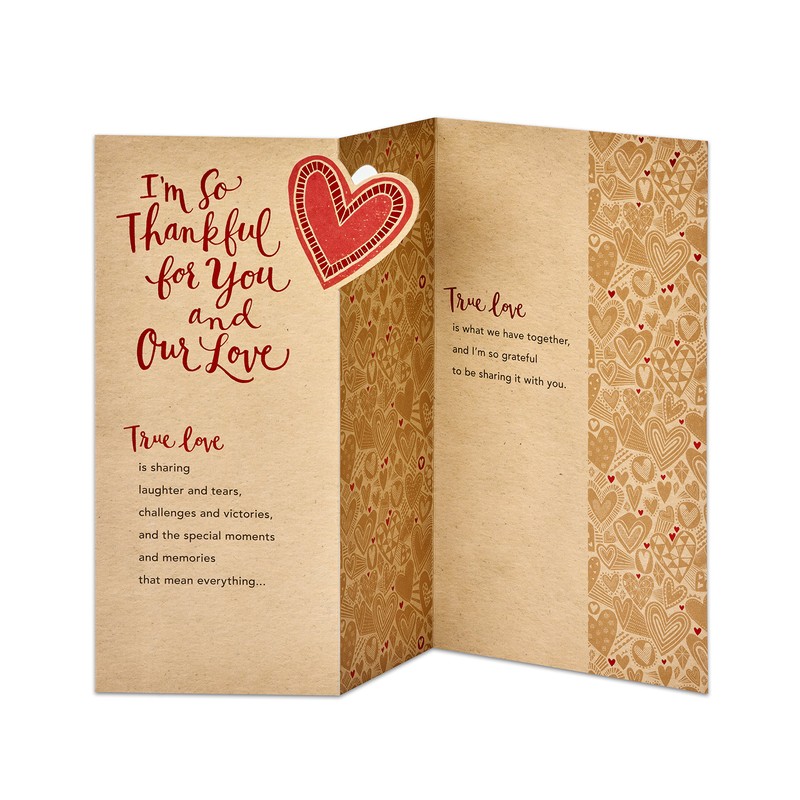 American Greetings Romantic Card (True Love)