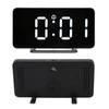 Digital Mirror Alarm Clock 5V Double Alarm Snooze Function LED