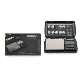 Truweigh Digital Kitchen Food Scale for Cooking - Grams & Ounces 1000g x 0.1g