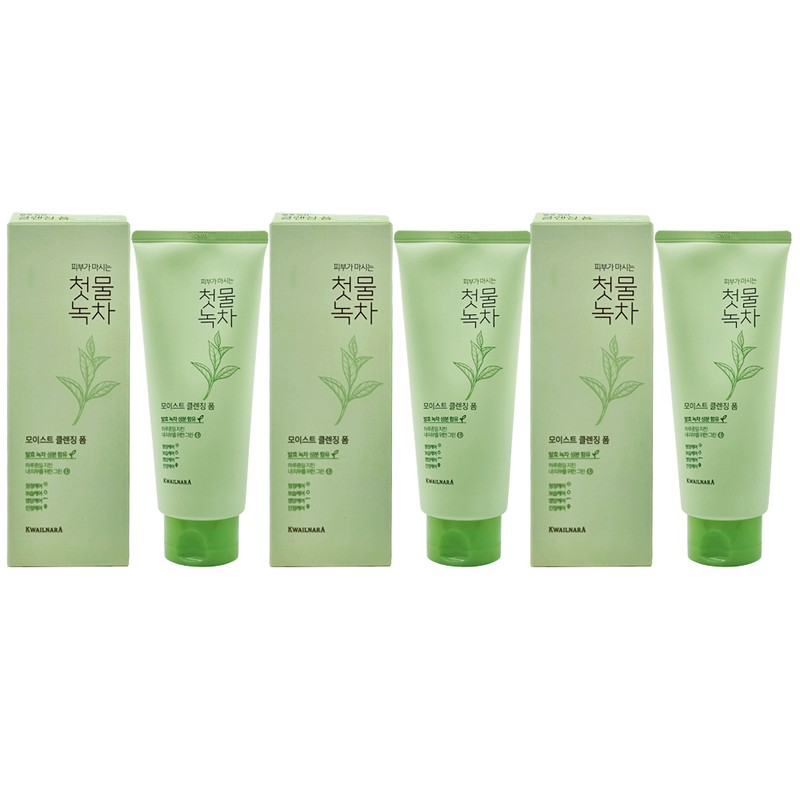 fruit country Kwailnara First Water Green Tea Moist Cleansing Foam