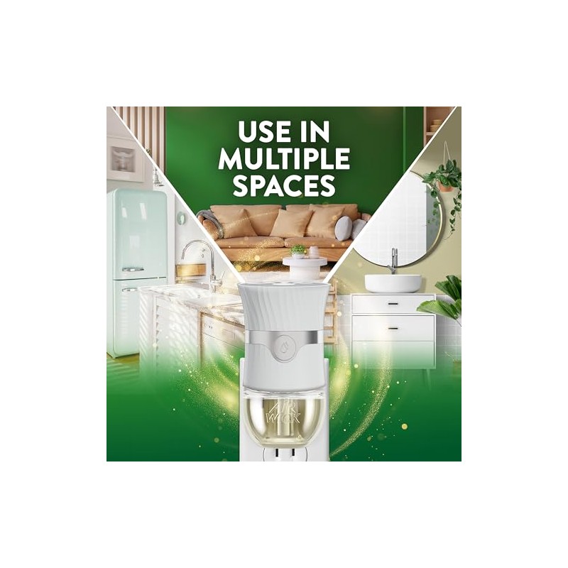 Air Wick Aromatizante de Ambiente Continuo, Fresh Waters, 5 repuestos