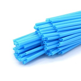 72Pcs Light Blue Spoke Skins - Universal Dirt Bike/Motorcycle/Bicycle Wheel Rim Decoration & Protector Covers