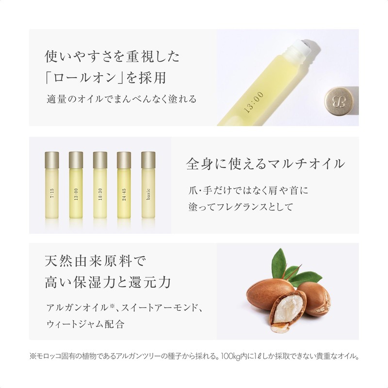 uka Nail Oil, Basic (Light Vanilla Scent) 0.2 fl oz