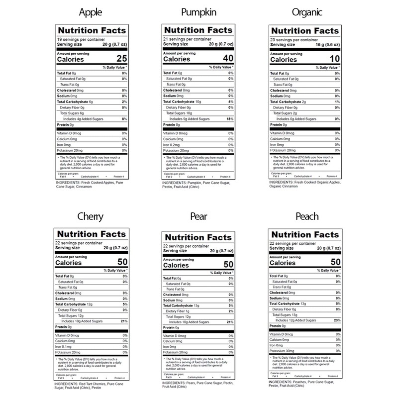 Dillman Farm Fruit Butter Variety Pack (6 pack)| Apple Butter,