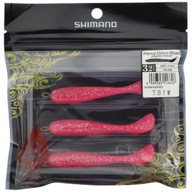 Shimano OW-432R Keimura Pink Lure Worm Thermal Sand Metal Drive Shad, 3.2 Inch, Flounder, Surf Saltwater