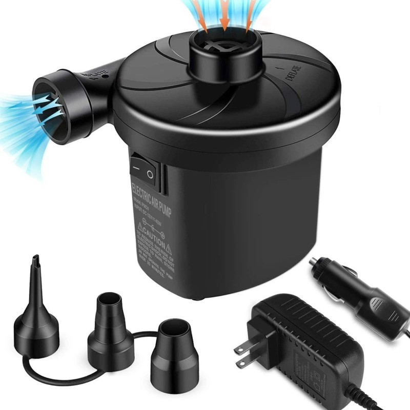 3PCS 12V Electric Air Pump for Inflatables, Air Mattress Pool