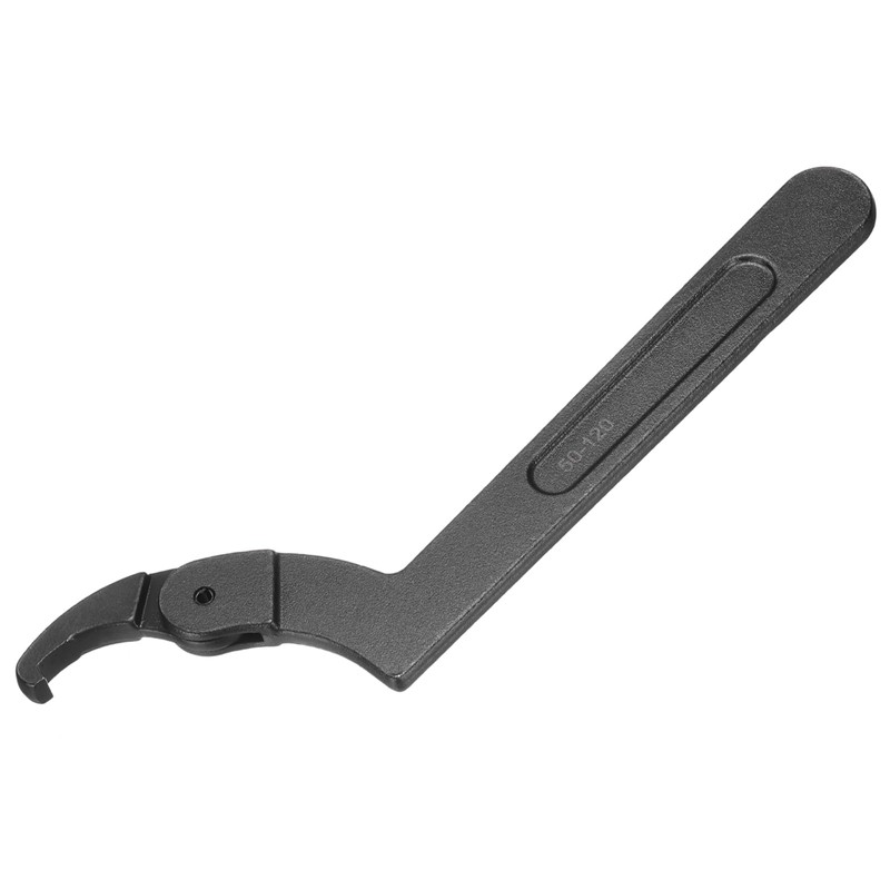 sourcing map C Hook Spanner Wrench, 2 to 4-3/4-inch Adjustable