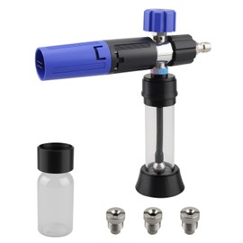 Vagmuxado Mini Magnetic Suction Foam Cannon Fit for Most Car Washing Accessories Foam Cannon for Pressure Washing Accessories Washer with 1/4'' Quick Connector Adjustable Nozzle