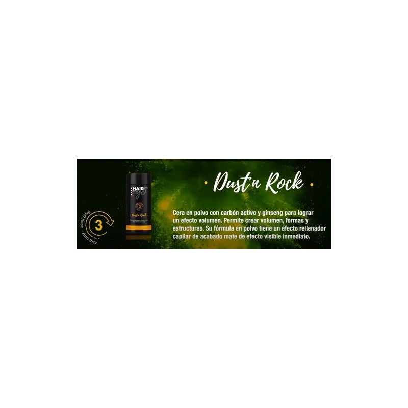 Lendan Dust´n Rock Cera En Polvo Rellenador Capilar 10g