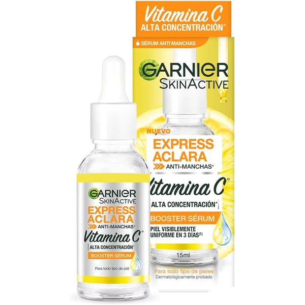 Garnier Skin Active Express Aclara Serum Anti Manchas con Vitamina