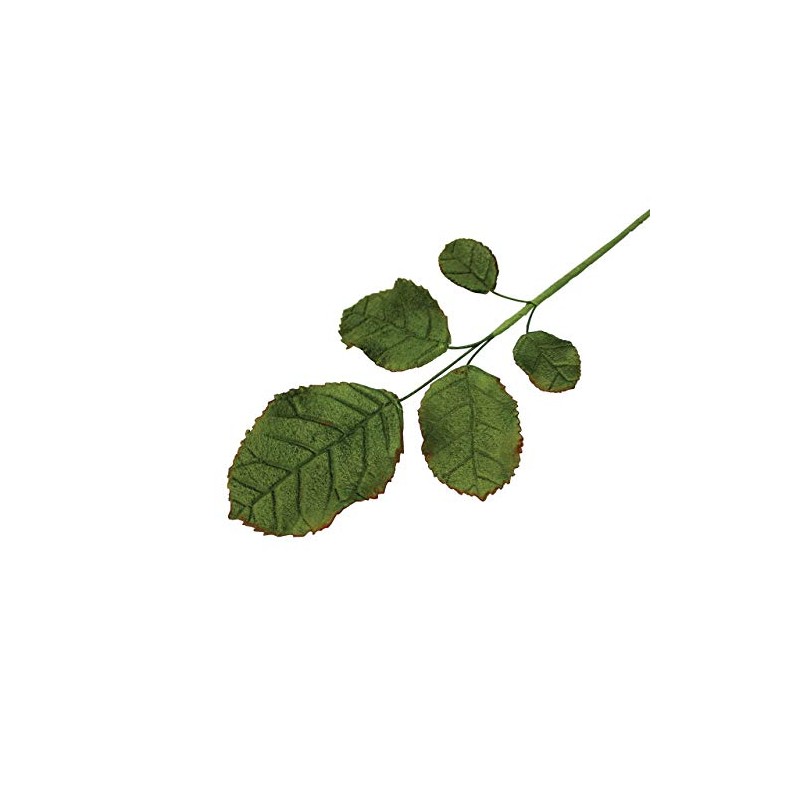 PME JEM Rose Leaf Cutters, Set of 3,White,9 x 2