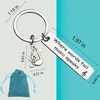 ZYSSXNDM Music Teacher Keychain Appreciation Christmas Gifts Inspirational Gifts for