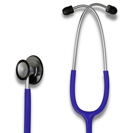 HCS Stethoscope - Classic Lightweight Design - 360° Dual Head Chest Piece - Economical Stethoscopes for Nurses, Students, Home Use - Doctor, Vet Tech and Nursing School Essentials, Blue Stethoscope