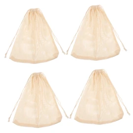 Mikinona Reusable Seafood Boil Bag Set 4pcs Lightweight Cooking Bags Perfect for Seafood Boil Steam