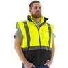 Majestic 75-1383/L High Visibility Yellow 8-in-1 Waterproof Jacket, Large