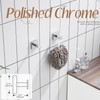 KOKOSIRI Robe Hooks for Bathroom Chrome Kitchen Hooks Hanging Hand