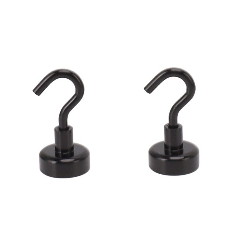 Magnetic Hanging Rod with Hooks Multifunctional Metal Side Suspension Bar