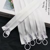 Zippers Resin 10pcs Non-Separating Zippers with Ring Pulls #3 Plastic