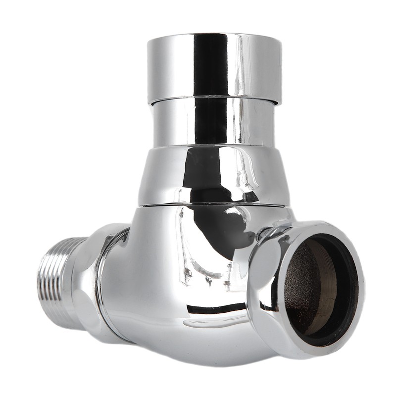 Urinal Flush Valve Brass Hand Pressing Delay Self Closing Bathroom