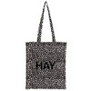 HAY Cotton Bag, Men's and Women's Tote Bag, Black Dot