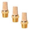 Pneumatic Silencer Made of Sintered Bronze 3/8 Inch Set of