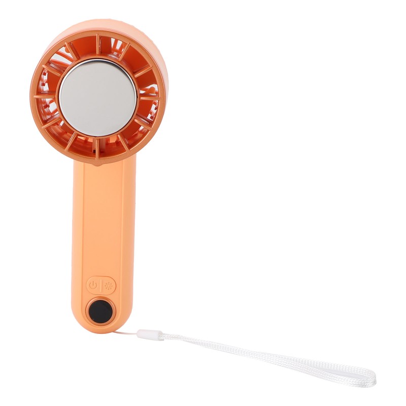 Portable Handheld Fan Foldable LED Display Rechargeable Handheld Pocket Fan