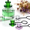 3Pcs Adjustable Glass Diffuser Covers, Dazzling Mixed Color Vent Caps