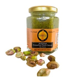 Giannetti Artisans Sicilian Pistachio Pesto - Plain & Spicy - Imported from Italy (Plain, 3-Pack)