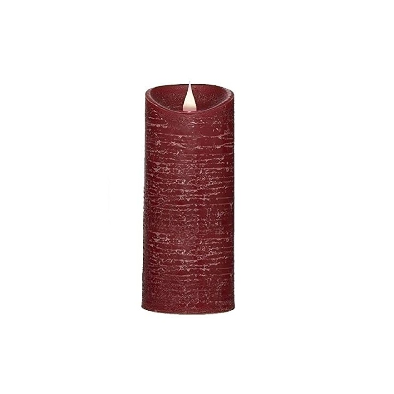 Roman 140014 Red Rustic Pillar, 7-inch Height