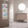 Anzorg Mesh Shower Organizer Hanging Caddy Quick Dry Bathroom Storage